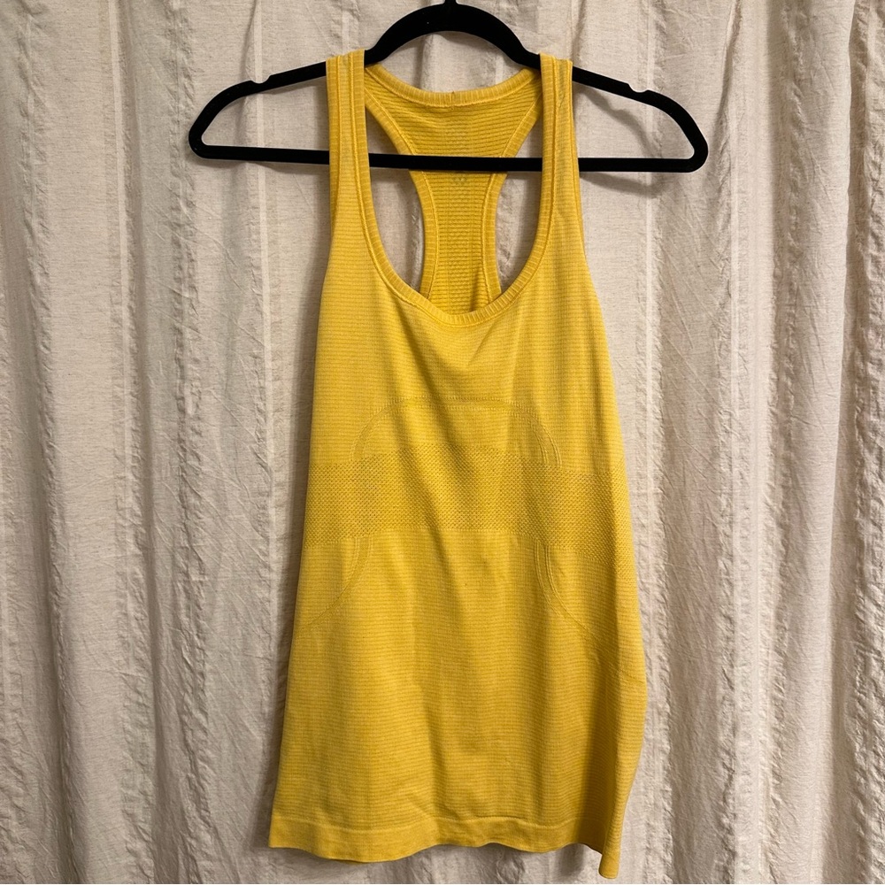 lululemon athletica Yellow Tank Top